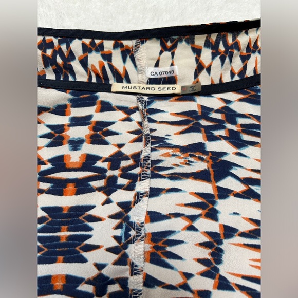 Mustard Seed colour-block Fringe Cover-up - Picture 5 of 6